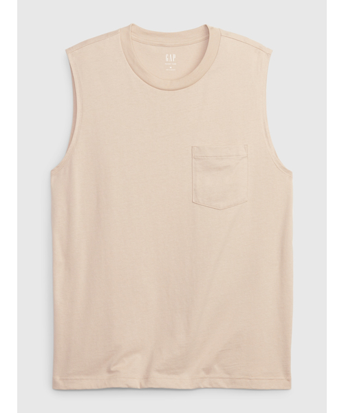GAP(ギャップ)の「ポケットマッスルタンクトップ(タンクトップ・メンズ・ブラック/ブルー/その他/ホワイト・S/XL/L/M/XS)」の8枚目の写真