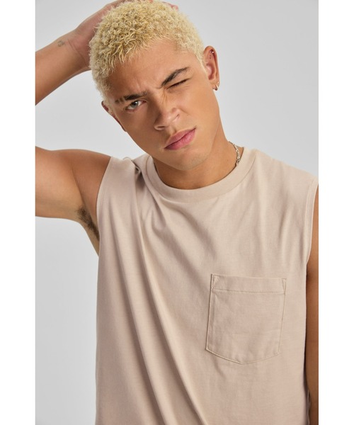 GAP(ギャップ)の「ポケットマッスルタンクトップ(タンクトップ・メンズ・ブラック/ブルー/その他/ホワイト・S/XL/L/M/XS)」の11枚目の写真