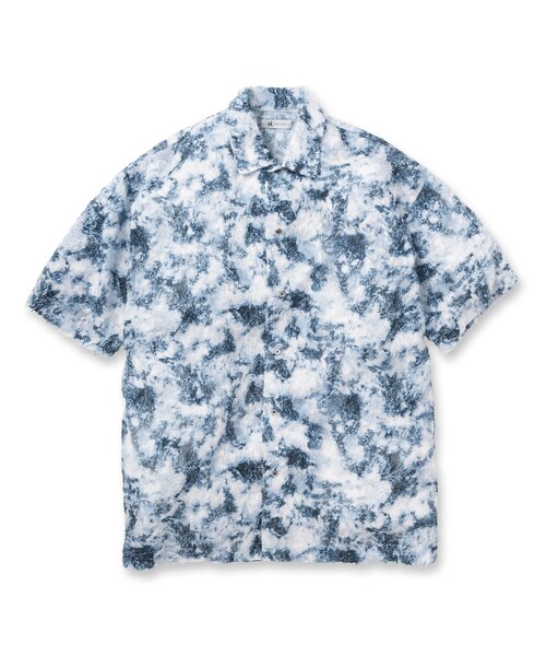 tk.TAKEO KIKUCHI(ティーケータケオキクチ)の「◆スカシタイダイカットシャツ(シャツ/ブラウス・メンズ・グレー系3/ダークグリーン系3/ブルー系3・01/02/03)」の11枚目の写真