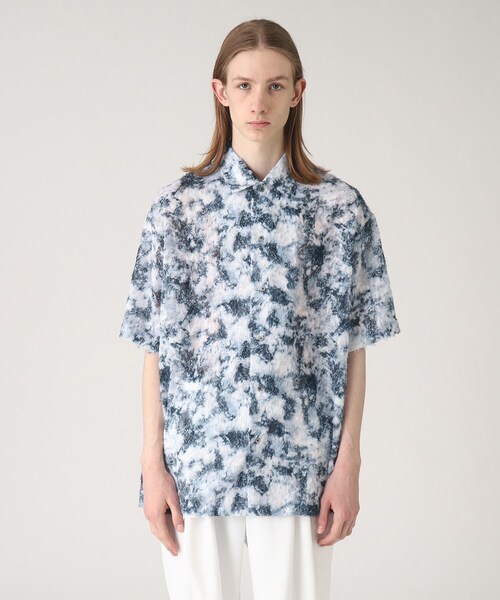 tk.TAKEO KIKUCHI(ティーケータケオキクチ)の「◆スカシタイダイカットシャツ(シャツ/ブラウス・メンズ・グレー系3/ダークグリーン系3/ブルー系3・01/02/03)」の17枚目の写真