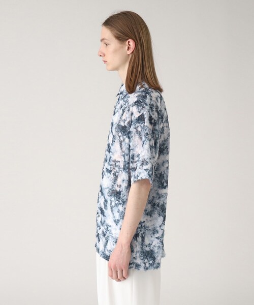 tk.TAKEO KIKUCHI(ティーケータケオキクチ)の「◆スカシタイダイカットシャツ(シャツ/ブラウス・メンズ・グレー系3/ダークグリーン系3/ブルー系3・01/02/03)」の15枚目の写真