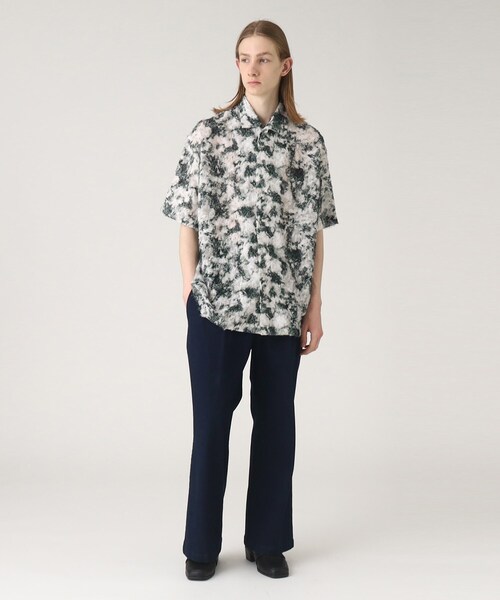 tk.TAKEO KIKUCHI(ティーケータケオキクチ)の「◆スカシタイダイカットシャツ(シャツ/ブラウス・メンズ・グレー系3/ダークグリーン系3/ブルー系3・01/02/03)」の10枚目の写真