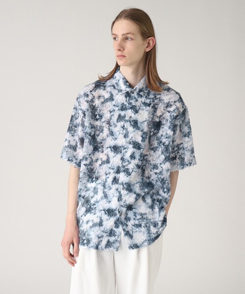 tk.TAKEO KIKUCHI(ティーケータケオキクチ)の「◆スカシタイダイカットシャツ(シャツ/ブラウス・メンズ・グレー系3/ダークグリーン系3/ブルー系3・01/02/03)」の19枚目の写真