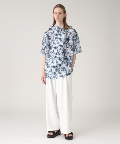 tk.TAKEO KIKUCHI(ティーケータケオキクチ)の「◆スカシタイダイカットシャツ(シャツ/ブラウス・メンズ・グレー系3/ダークグリーン系3/ブルー系3・01/02/03)」の20枚目の写真