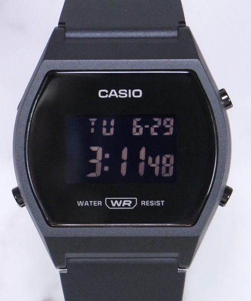 CASIO(カシオ)の「【60】【ITN】【CASIO】 トノー型 レディース デジタル(デジタル腕時計・レディース・ブラック/ブラック系その他/ピンク・FREE)」の4枚目の写真