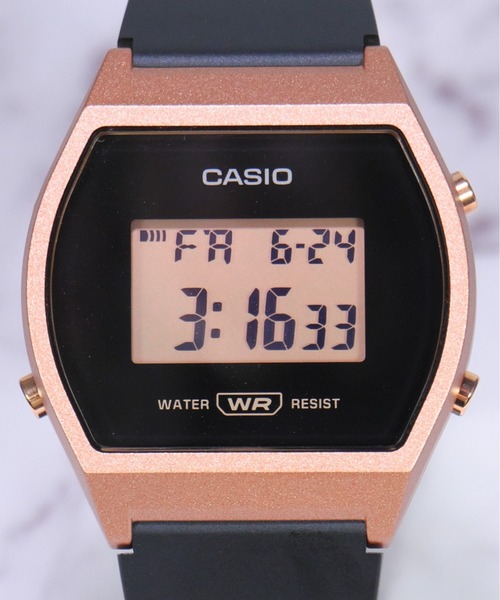 CASIO(カシオ)の「【60】【ITN】【CASIO】 トノー型 レディース デジタル(デジタル腕時計・レディース・ブラック/ブラック系その他/ピンク・FREE)」の6枚目の写真