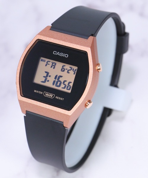 CASIO(カシオ)の「【60】【ITN】【CASIO】 トノー型 レディース デジタル(デジタル腕時計・レディース・ブラック/ブラック系その他/ピンク・FREE)」の7枚目の写真