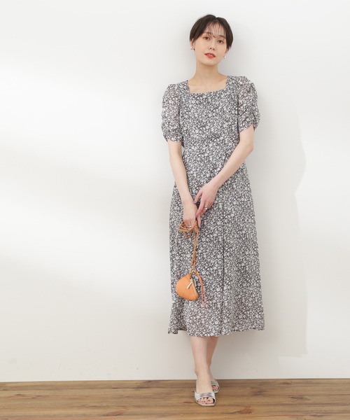 N.（N. Natural Beauty Basic）（エヌエヌナチュラルビューティーベーシック）の「【S Size Line】◆スクエアネックウエストリボンワンピース（ワンピース・レディース・ブラック系その他/イエロー/ブルー・SMALL/MEDIUM）」の15枚目の写真