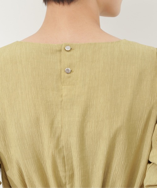 N.（N. Natural Beauty Basic）（エヌエヌナチュラルビューティーベーシック）の「【S Size Line】◆スクエアネックウエストリボンワンピース（ワンピース・レディース・ブラック系その他/イエロー/ブルー・SMALL/MEDIUM）」の20枚目の写真