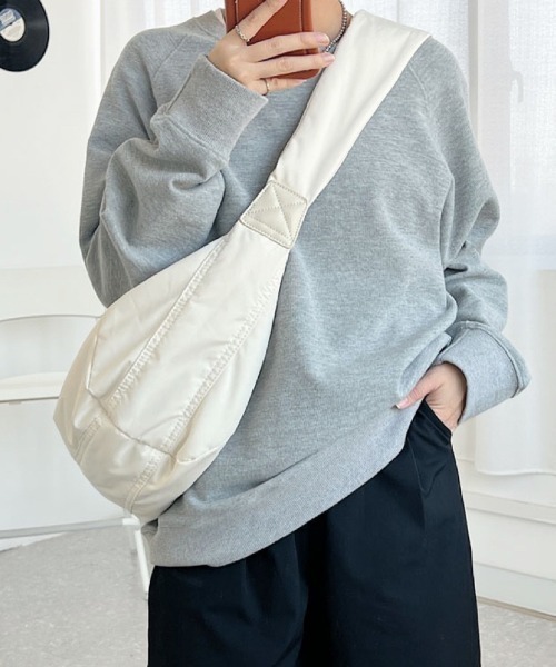 DIAVEL（ディアベル）の「2WAYキャンバスショルダーバッグ（ショルダーバッグ・レディース・アイボリー/ブラック・F）」の12枚目の写真