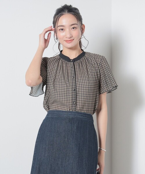 BEAMS HEART（ビームスハート）の「【4色展開】クレリック 袖メローブラウス（シャツ/ブラウス・レディース・ブラック/その他/ライトグレー/その他1/その他2/その他3・FREE）」の4枚目の写真