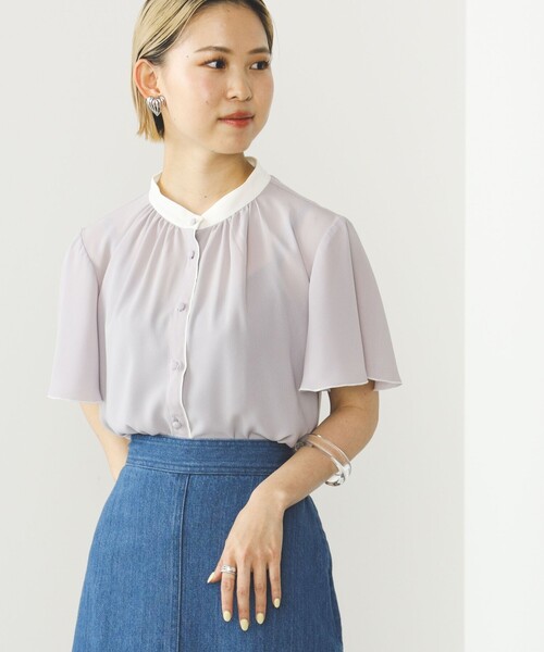 BEAMS HEART（ビームスハート）の「【4色展開】クレリック 袖メローブラウス（シャツ/ブラウス・レディース・ブラック/その他/ライトグレー/その他1/その他2/その他3・FREE）」の7枚目の写真