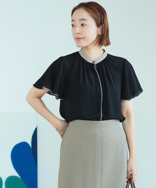 BEAMS HEART（ビームスハート）の「【4色展開】クレリック 袖メローブラウス（シャツ/ブラウス・レディース・ブラック/その他/ライトグレー/その他1/その他2/その他3・FREE）」の9枚目の写真