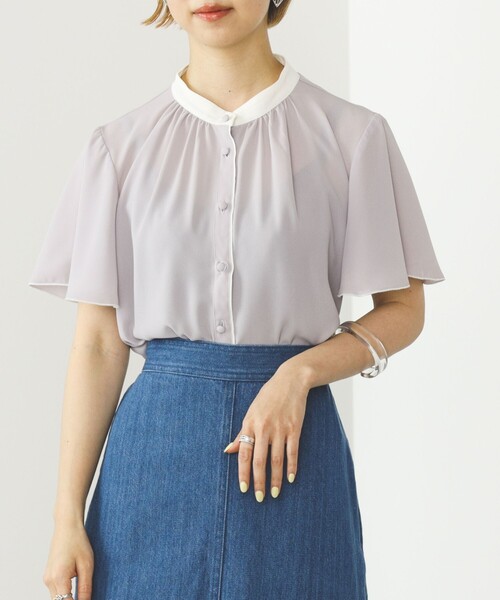 BEAMS HEART（ビームスハート）の「【4色展開】クレリック 袖メローブラウス（シャツ/ブラウス・レディース・ブラック/その他/ライトグレー/その他1/その他2/その他3・FREE）」の10枚目の写真