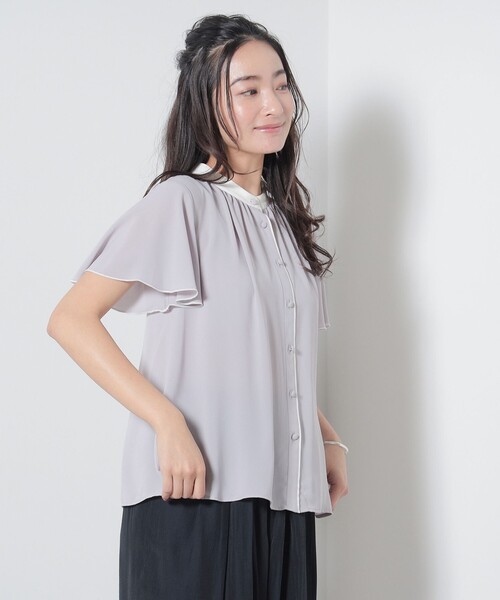 BEAMS HEART（ビームスハート）の「【4色展開】クレリック 袖メローブラウス（シャツ/ブラウス・レディース・ブラック/その他/ライトグレー/その他1/その他2/その他3・FREE）」の11枚目の写真