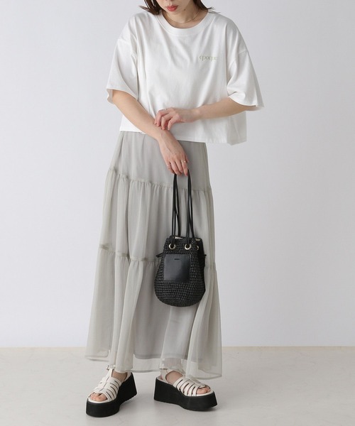 Heather(ヘザー)の「DAILYロゴプリントT 905134(Tシャツ/カットソー・レディース・ブラック/イエロー/ホワイト系その他/ホワイト系その他2・FREE)」の15枚目の写真