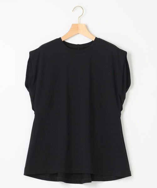 組曲(クミキョク)の「【洗える】バックパールフレアカットソー(Tシャツ/カットソー・レディース・ベージュ系/アイボリー系/ブラック系・3/2)」の11枚目の写真