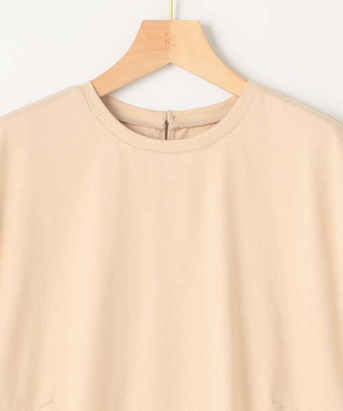 組曲(クミキョク)の「【洗える】バックパールフレアカットソー(Tシャツ/カットソー・レディース・ベージュ系/アイボリー系/ブラック系・3/2)」の9枚目の写真