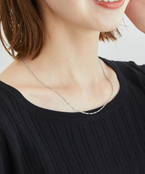 ROPE' PICNIC（ロペピクニック）の「ビーズミックスショートセットネックレス（ネックレス・レディース・シルバー/ゴールド・FREE）」の16枚目の写真