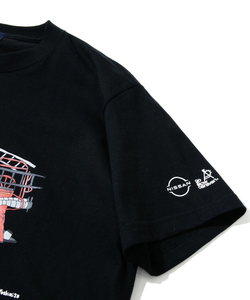 go slow caravan(ゴースローキャラバン)の「ニッサン180型消防ポンプ車 TEE(Tシャツ/カットソー・メンズ・ブラック/ホワイト・XX-LARGE/MEDIUM/LARGE/X-LARGE)」の5枚目の写真