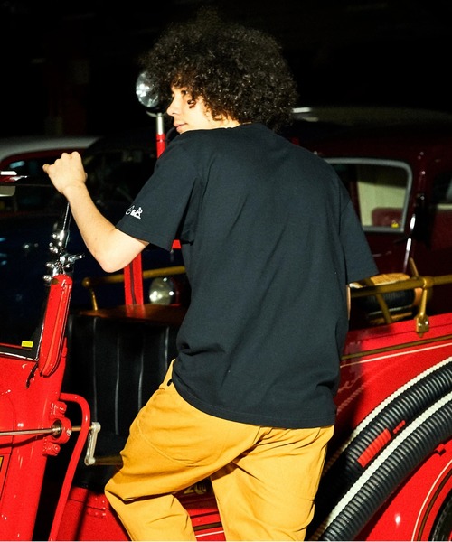 go slow caravan(ゴースローキャラバン)の「ニッサン180型消防ポンプ車 TEE(Tシャツ/カットソー・メンズ・ブラック/ホワイト・XX-LARGE/MEDIUM/LARGE/X-LARGE)」の10枚目の写真