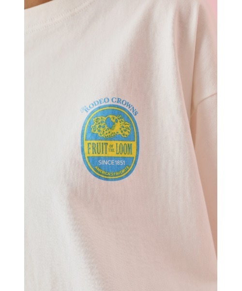 RODEO CROWNS WIDE BOWL（ロデオクラウンズワイドボウル）の「FOTL フルーツロゴ Tシャツ（Tシャツ/カットソー・レディース・イエロー/オフホワイト/ブラック・FREE）」の12枚目の写真