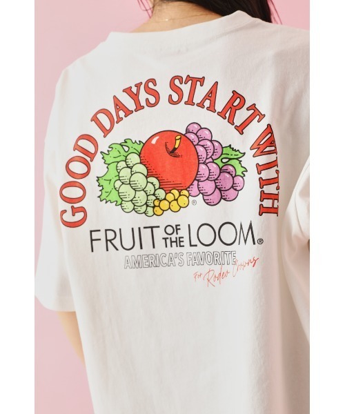 RODEO CROWNS WIDE BOWL（ロデオクラウンズワイドボウル）の「FOTL フルーツロゴ Tシャツ（Tシャツ/カットソー・レディース・イエロー/オフホワイト/ブラック・FREE）」の13枚目の写真