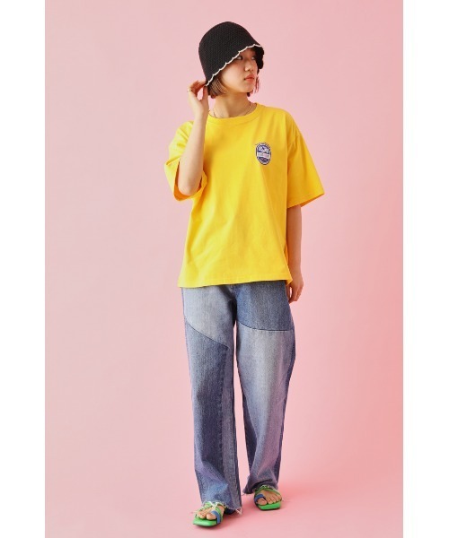 RODEO CROWNS WIDE BOWL（ロデオクラウンズワイドボウル）の「FOTL フルーツロゴ Tシャツ（Tシャツ/カットソー・レディース・イエロー/オフホワイト/ブラック・FREE）」の17枚目の写真