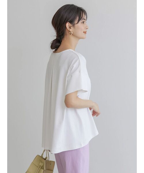 AMERICAN HOLIC(アメリカンホリック)の「キレイCottonVネックカットプルオーバー(Tシャツ/カットソー・レディース・ネイビー/オフホワイト/グリーン/レッド/ブラック・L/M)」の12枚目の写真