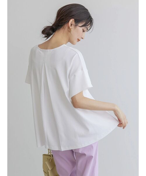 AMERICAN HOLIC(アメリカンホリック)の「キレイCottonVネックカットプルオーバー(Tシャツ/カットソー・レディース・ネイビー/オフホワイト/グリーン/レッド/ブラック・L/M)」の13枚目の写真