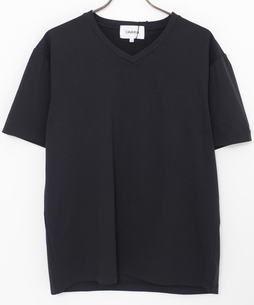 SILVER BULLET(シルバーバレット)の「『CavariA/キャバリア』綿タッチポリエステルVネックTEE(Tシャツ/カットソー・メンズ・ホワイト/ブラック・L/XL/M)」の14枚目の写真