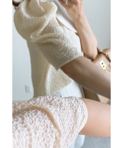 &. NOSTALGIA（アンドドットノスタルジア）の「【ZOZO限定】ビッグカラー付きカットソー（Tシャツ/カットソー・レディース・アイボリー/ブラック/ブラック系その他/ベージュ/ネイビー・M）」の17枚目の写真