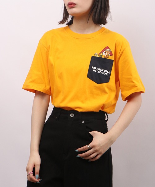 セール】リラックマ アウトドア 半袖Tシャツ（Tシャツ/カットソー