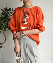 DouDou | ロゴ6分袖スウェット(スウェット)