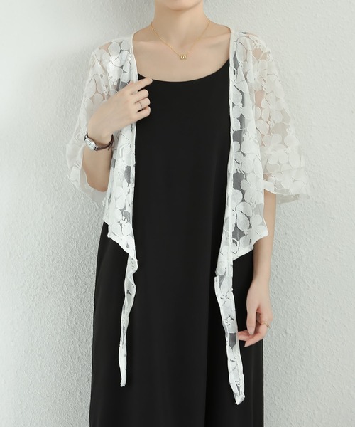 MAISON DE THERESE(メゾン ド テレーズ)の「ショート花柄ストール(カーディガン/ボレロ・レディース・A/C/B・M/L)」の8枚目の写真