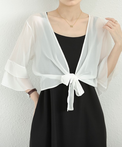 MAISON DE THERESE(メゾン ド テレーズ)の「ショート花柄ストール(カーディガン/ボレロ・レディース・A/C/B・M/L)」の20枚目の写真