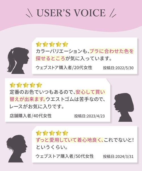 WACOAL(ワコール)の「「ディアヒップ」 ショーツ(ショーツ・レディース・グレー系その他/ピンク系その他/ブルー系その他2/ナチュラル/ライトブラウン/バイオレット/ブルー系その他/ピンク/レッド/サーモンピンク/ベージュ系その他/アイボリー・M/L)」の13枚目の写真