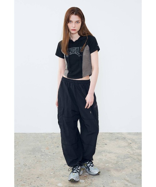 FANCY CLUB（ファンシークラブ）の「NASTY FANCY CLUB／ハーフフード T 2966842（Tシャツ/カットソー・レディース・ブルー/ブラック・FREE）」の18枚目の写真