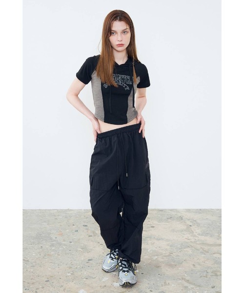 FANCY CLUB（ファンシークラブ）の「NASTY FANCY CLUB／ハーフフード T 2966842（Tシャツ/カットソー・レディース・ブルー/ブラック・FREE）」の19枚目の写真