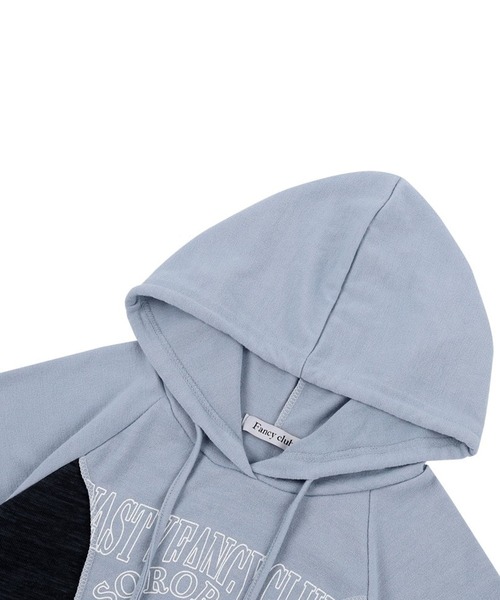 FANCY CLUB（ファンシークラブ）の「NASTY FANCY CLUB／ハーフフード T 2966842（Tシャツ/カットソー・レディース・ブルー/ブラック・FREE）」の9枚目の写真