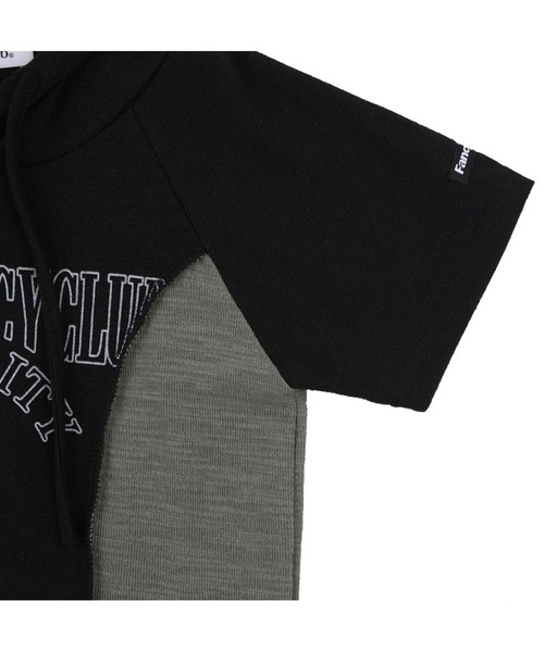 FANCY CLUB（ファンシークラブ）の「NASTY FANCY CLUB／ハーフフード T 2966842（Tシャツ/カットソー・レディース・ブルー/ブラック・FREE）」の15枚目の写真