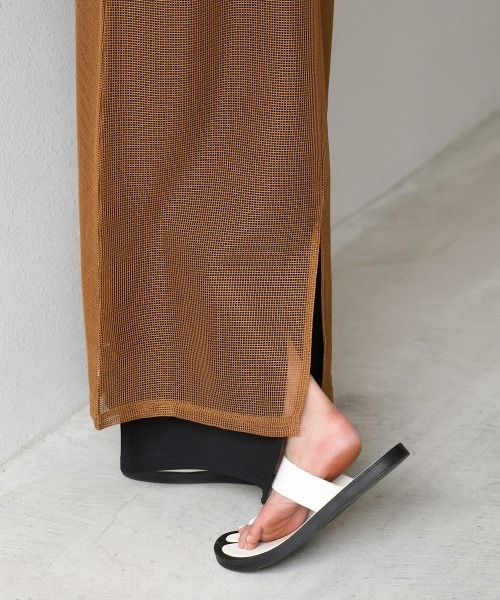 Bab（バブ）の「【低身長向けサイズあり】メッシュ×キャミワンピースセット（ワンピース・レディース・ブラック/アイボリー/ブラウン・M/S）」の16枚目の写真