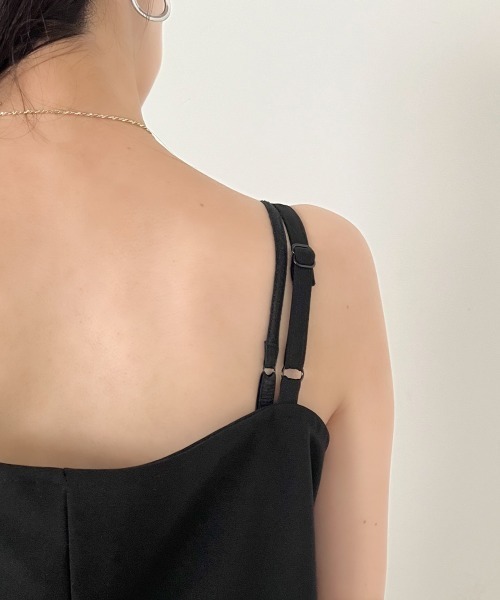 Bab（バブ）の「【低身長向けサイズあり】メッシュ×キャミワンピースセット（ワンピース・レディース・ブラック/アイボリー/ブラウン・M/S）」の22枚目の写真