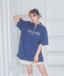 ANDGEEBEE | UNISEX 衿付きロゴT(Tシャツ/カットソー)