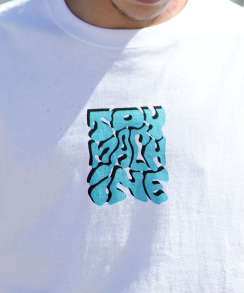 TOY　MACHINE（トイ　マシーン）の「【ムラサキスポーツ別注】TOY MACHINE/トイマシーン LSTシャツ ロンT ビッグシルエット バックプリント MTMFDLT3（Tシャツ/カットソー・メンズ・ブラック/ベージュ/ホワイト・M/L/XL）」の11枚目の写真