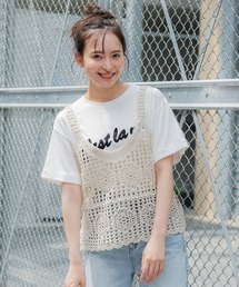 coca（coca） | かぎ編みAラインキャミソール(キャミソール)