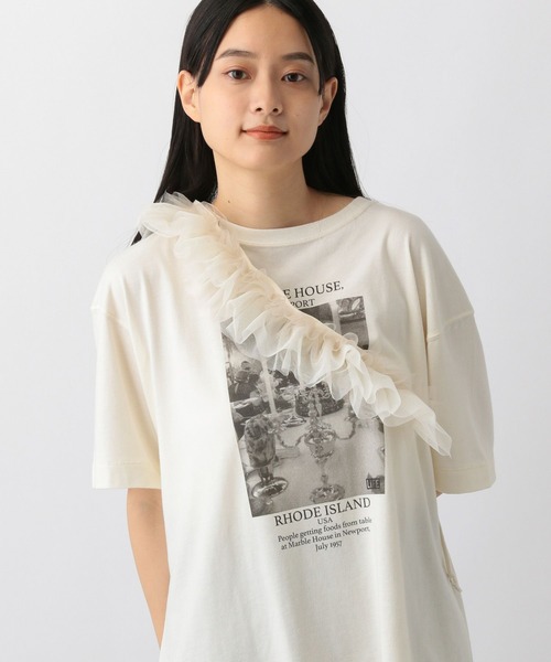 A part by(アパートバイ)の「チュールサッシュ(ベルト・レディース・ブラック/ライトベージュ・FREE)」の9枚目の写真