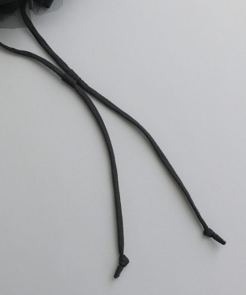 A part by(アパートバイ)の「チュールサッシュ(ベルト・レディース・ブラック/ライトベージュ・FREE)」の13枚目の写真