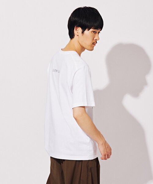 EDIFICE（エディフィス）の「【AICON × EDIFICE】グラフィックプリント Tシャツ（Tシャツ/カットソー・メンズ・ホワイト/ホワイト系その他/コバルトブルー/ホワイト×ホワイト・MEDIUM/LARGE）」の17枚目の写真