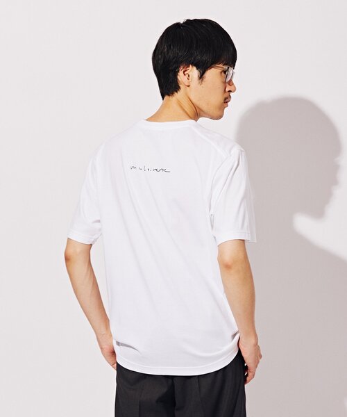 EDIFICE（エディフィス）の「【AICON × EDIFICE】グラフィックプリント Tシャツ（Tシャツ/カットソー・メンズ・ホワイト/ホワイト系その他/コバルトブルー/ホワイト×ホワイト・MEDIUM/LARGE）」の18枚目の写真